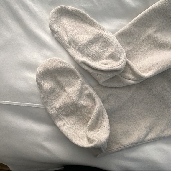 Hunter Cream Tall Rain Boot Fleece Sock - Picture 4 of 5